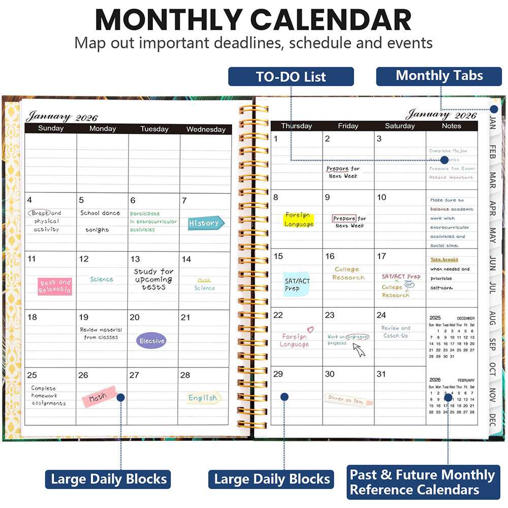 2026 Weekly Planner Notebook (A5)
