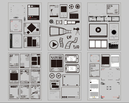 Photograph Time Stickers Set