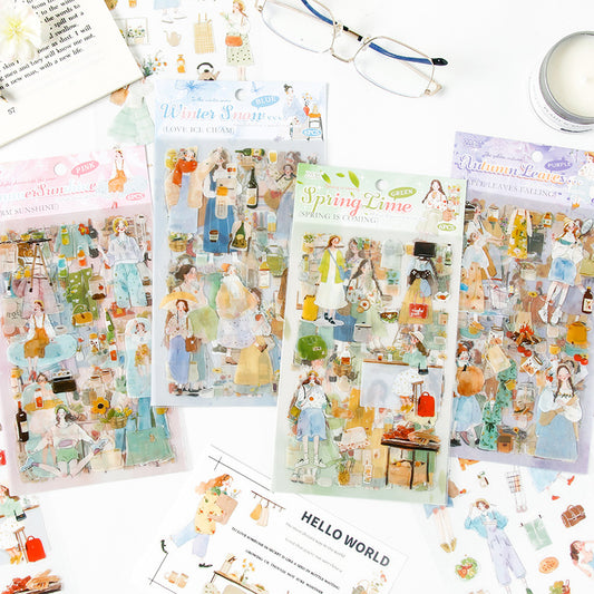 Live up to time PET Sticker Set