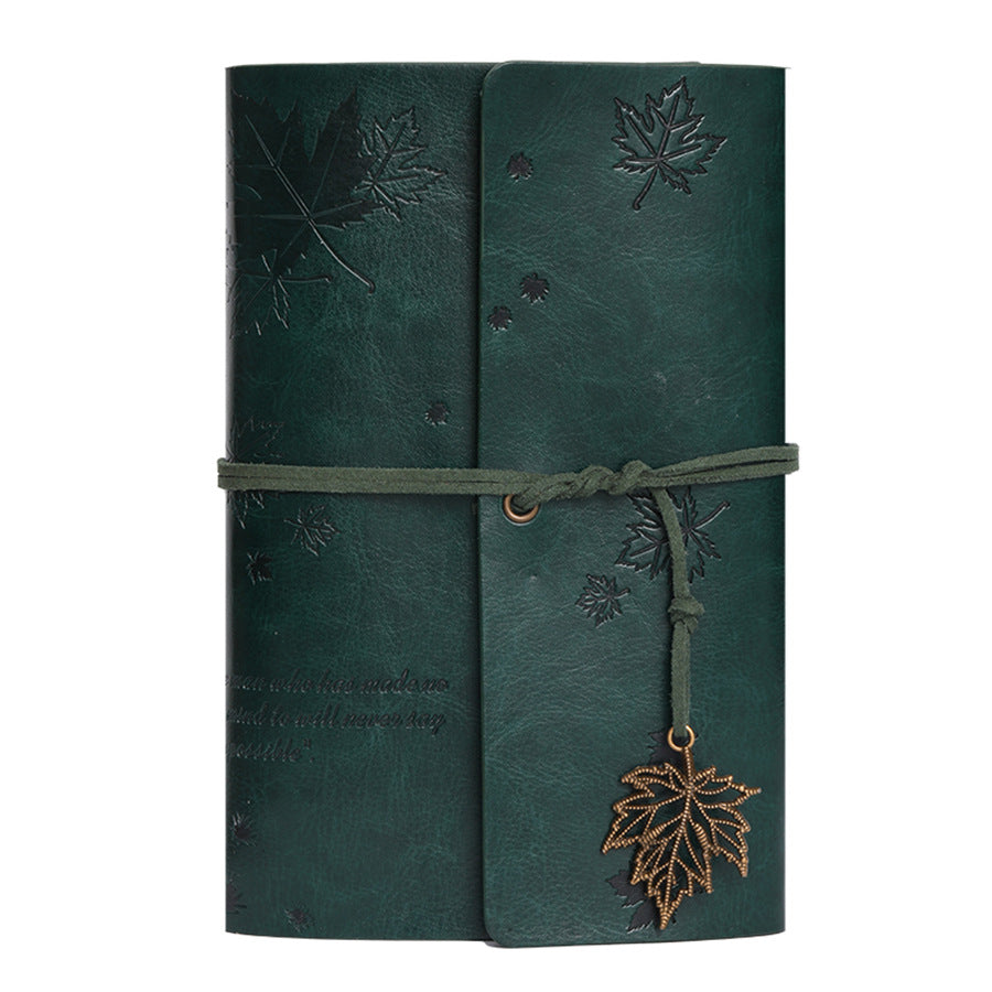 Maple Leaf Leather Journal Notebook
