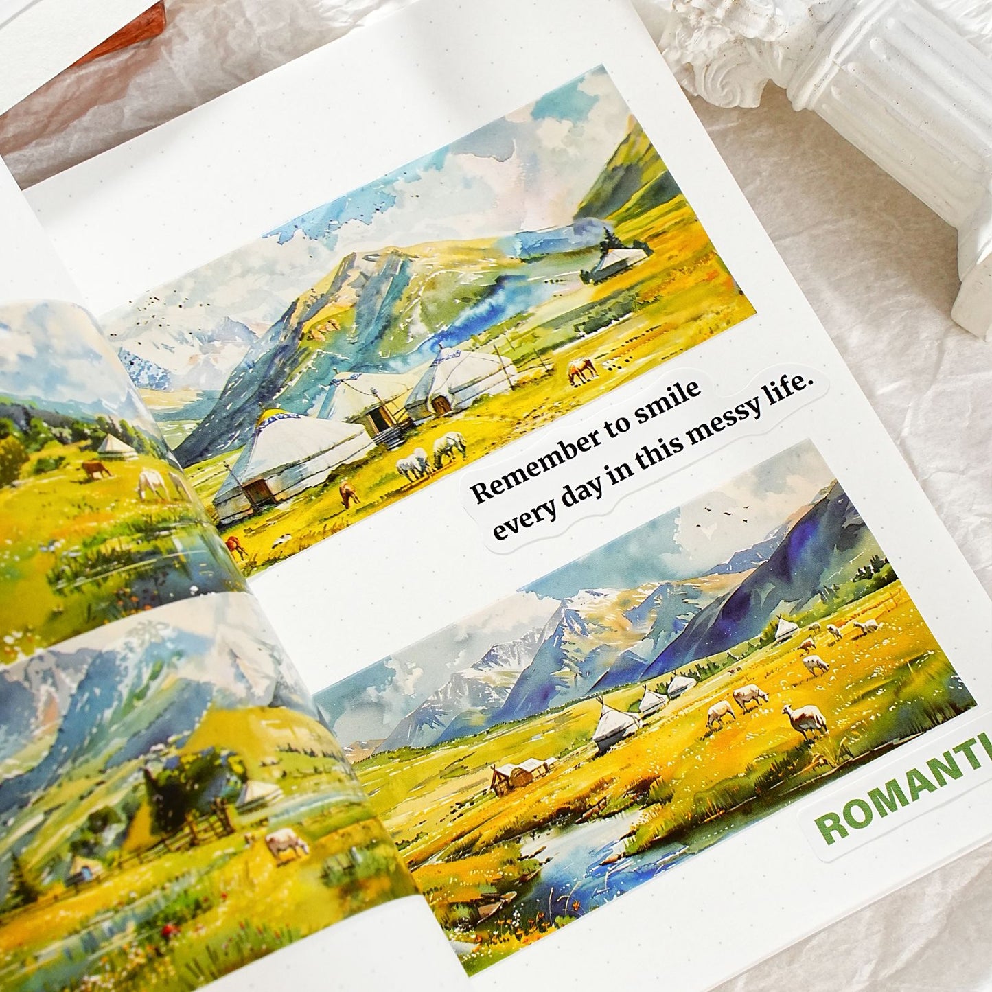 Free Wind Landscape Washi Tape