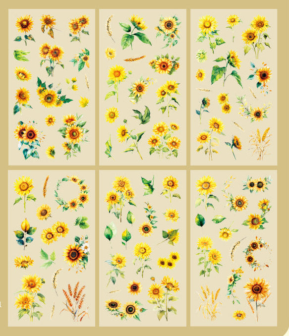 Flower House PET Sticker Set