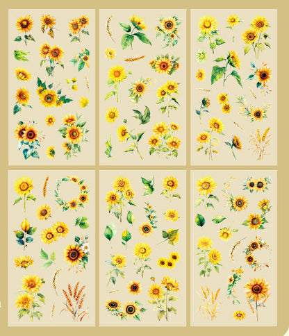 Flower House PET Stickers