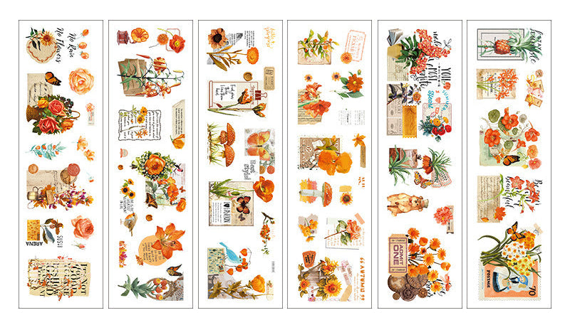 Aesthetic Seasonal PET Stickers Set