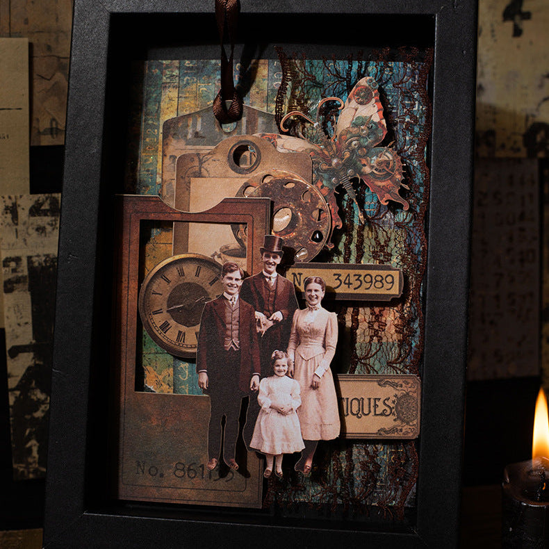 Vintage Junk Journal Kit | Laser-Cut Cardstock | Flutterpost