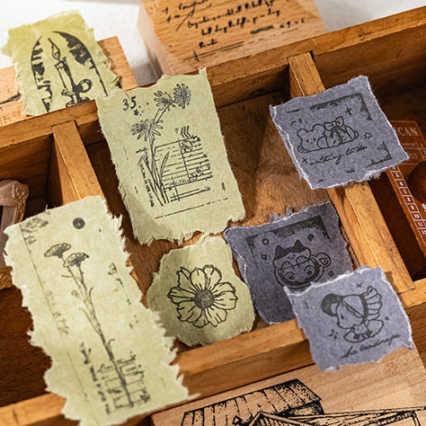 Athens Wind Vintage Scrapbooking Paper