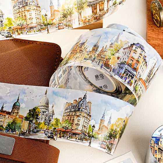 Free Wind Landscape Washi Tape