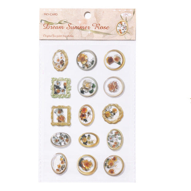 Vintage Garden Wax Seal Stickers