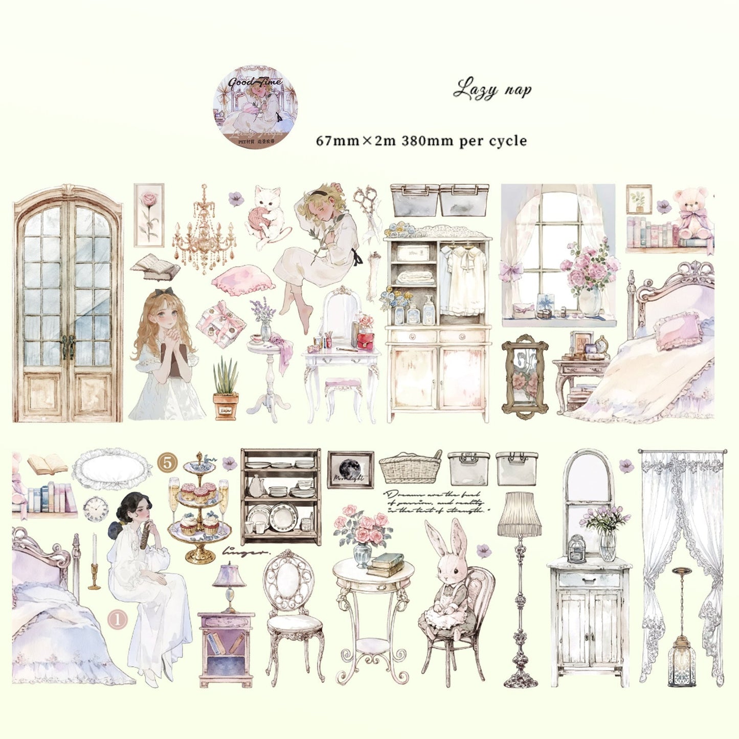 Beautiful Time Scenery Washi Tape