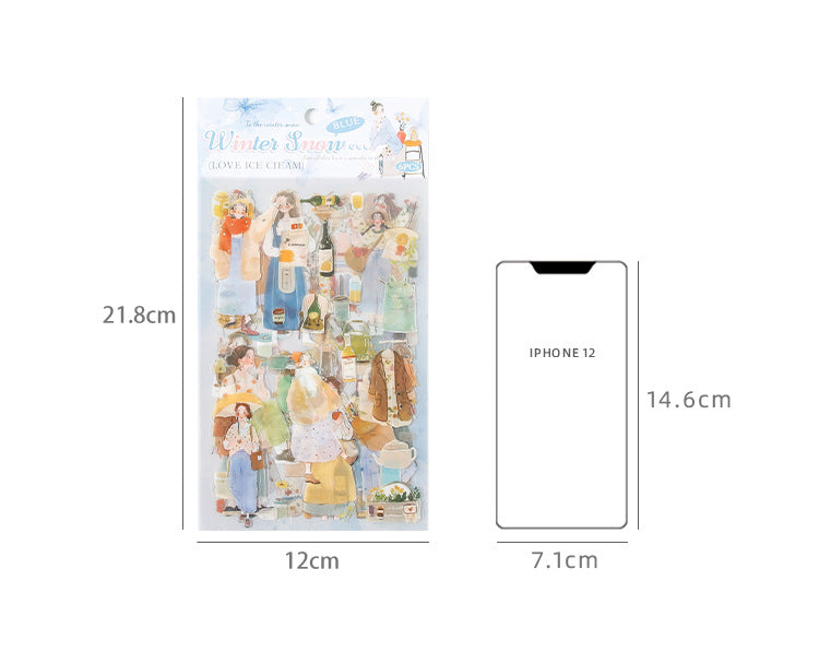 Live up to time PET Sticker Set