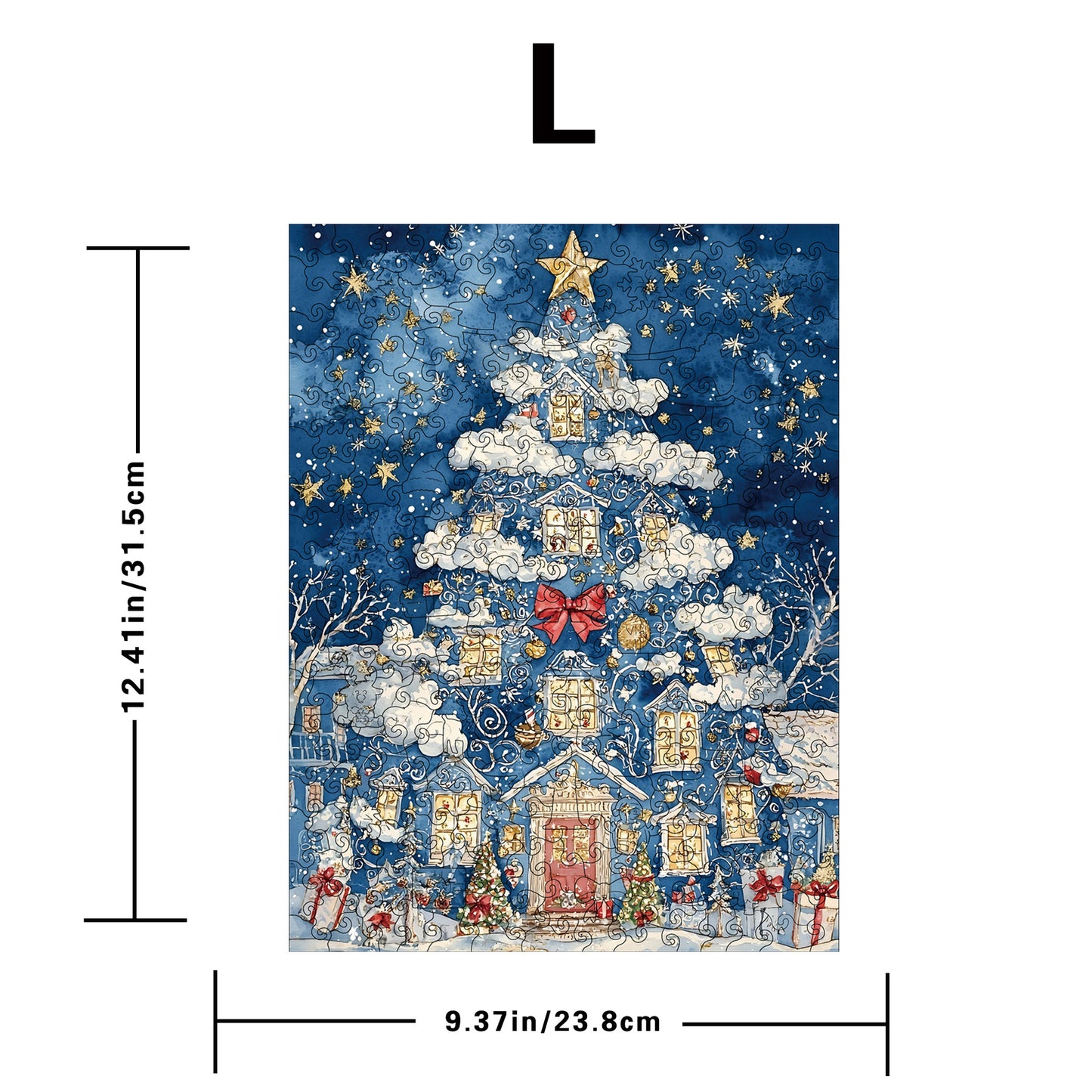 Irregular Shaped Christmas Puzzle