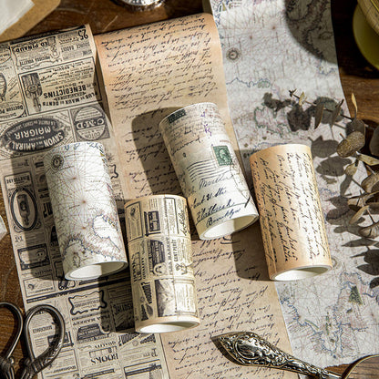Vintage Newspaper Washi Tape