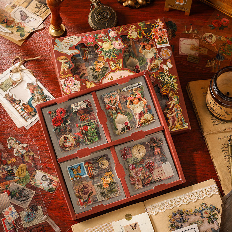 Retro PET Sticker Box