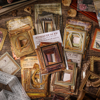 Retro Border Stickers Set