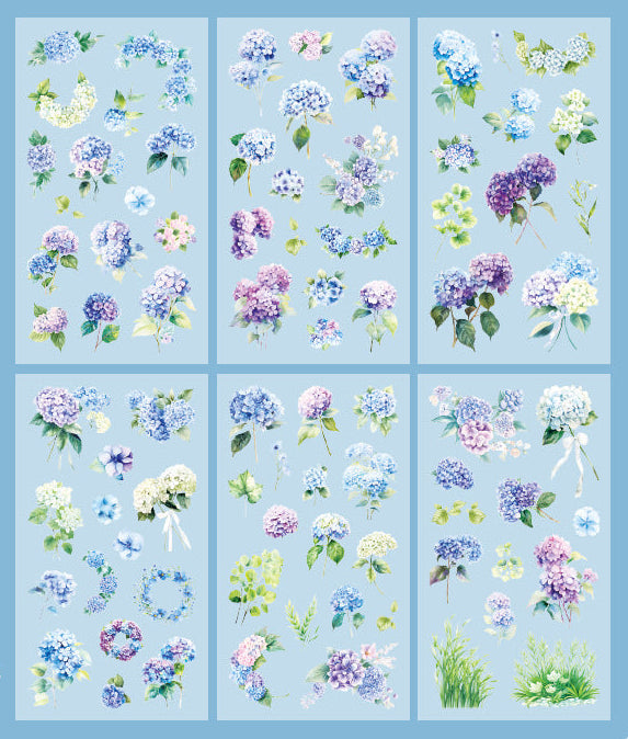 Flower House PET Sticker Set