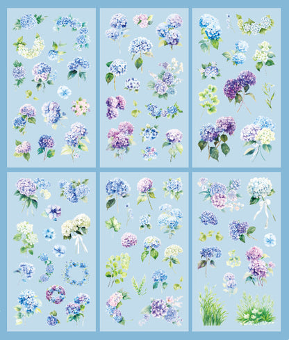 Flower House PET Stickers