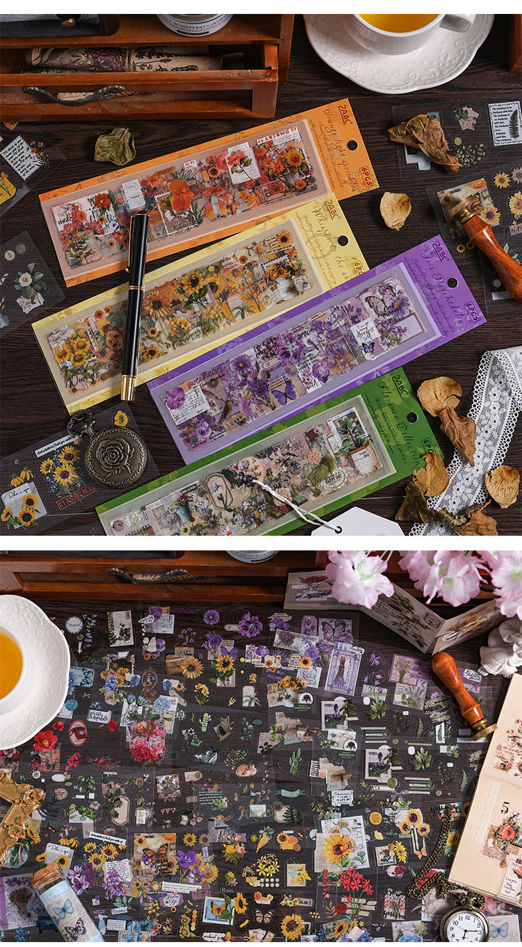 Aesthetic Seasonal PET Stickers Set