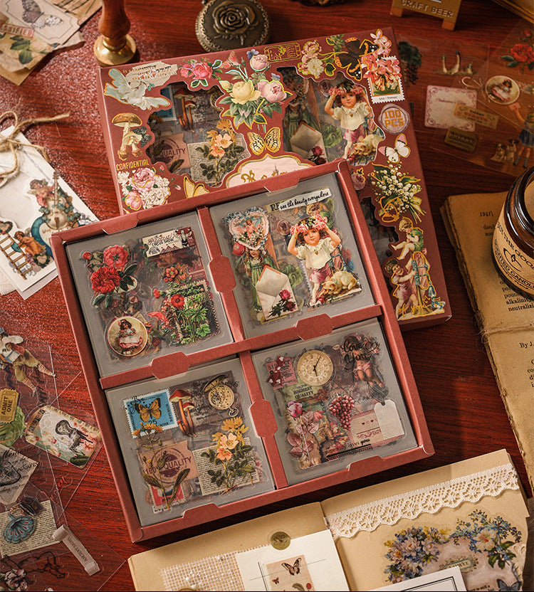 Retro PET Sticker Box