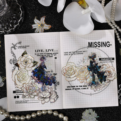 Flower Fragrance Garden Stickers Set