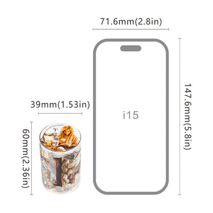 Reading Time Characters Washi Tape