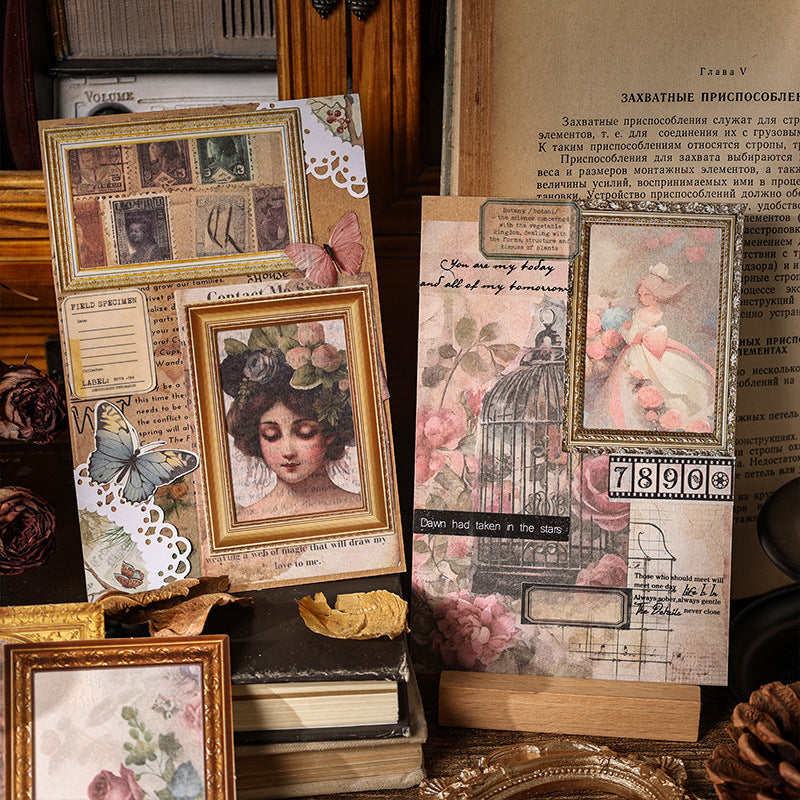 Frame Design Sticker Retro Border Sticker Set: Vintage Frames for All Projects – FLUTTER POST