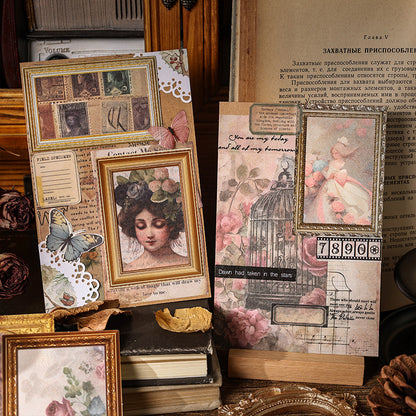 Retro Border Stickers Set