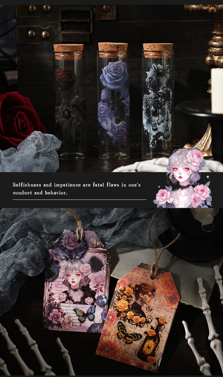 Ghostly Rose Washi Tape