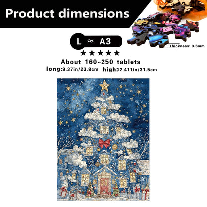 Irregular Shaped Christmas Puzzle