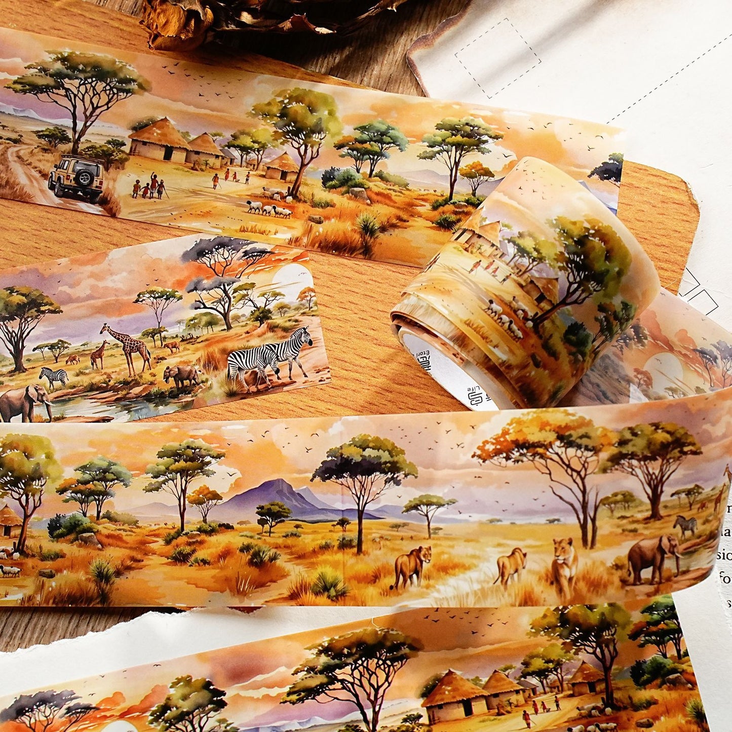 Free Wind Landscape Washi Tape