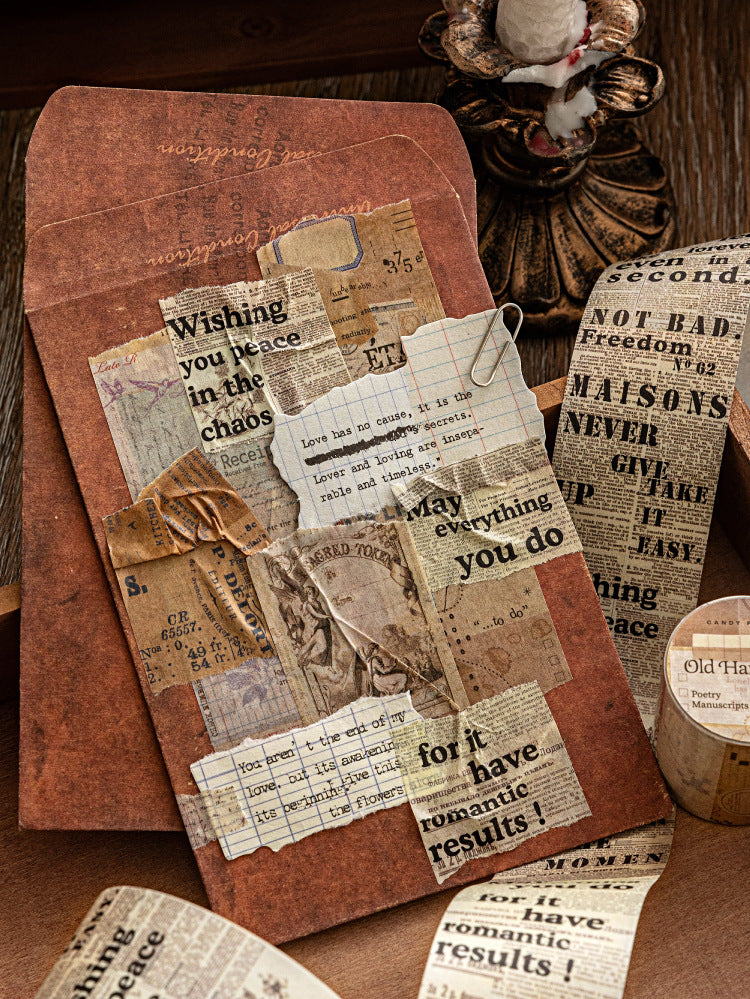 Paper Poetry Retro Washi Tape