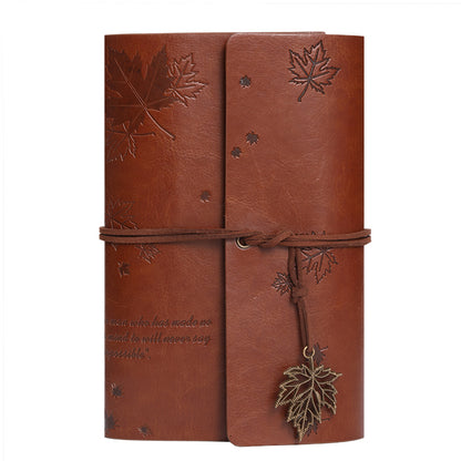 Maple Leaf Leather Journal Notebook