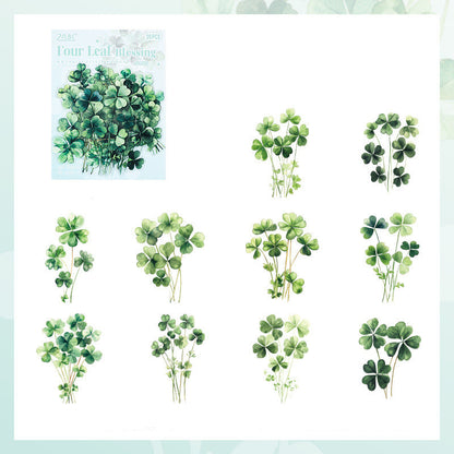 Forest Leaf Shadow Sticker Set