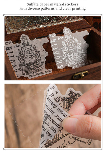 Vintage Tracing Paper Sticker Set