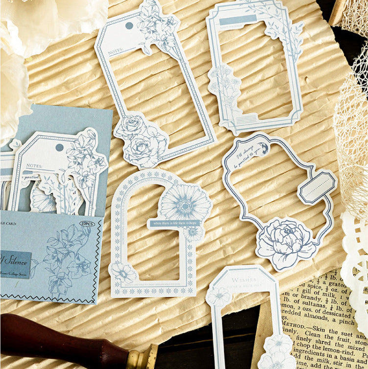 Hollow Collage Frame Sticker Paper Card