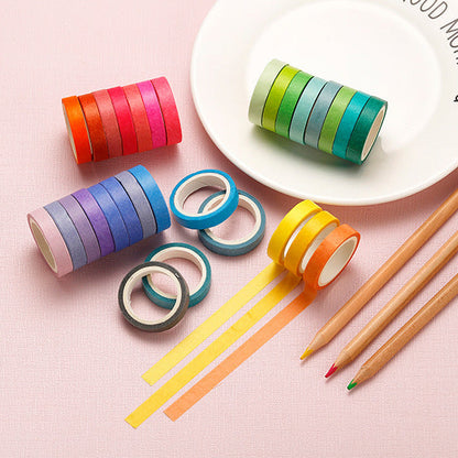 60 Color Rainbow Washi Tape Set