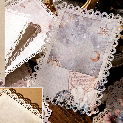 Vintage Hollow Lace Kraft Paper