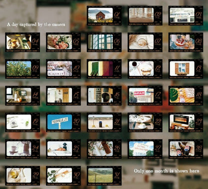 2026 Calendar Daily Film Tape