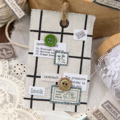 Cozy Vibe Fabric Stickers