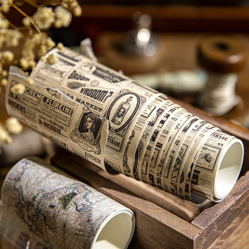 Vintage Newspaper Washi Tape