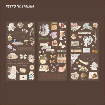 Retro Nostalgia Stickers Set