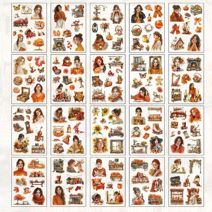 Four Seasons Poetry Sticker Book