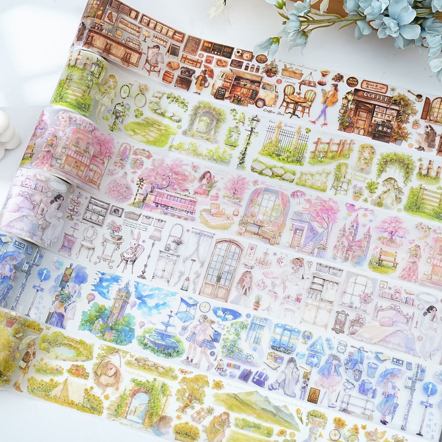 Beautiful Time Scenery Washi Tape