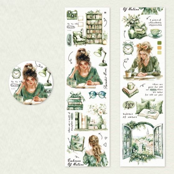 Nap Time Character Journaling Tape