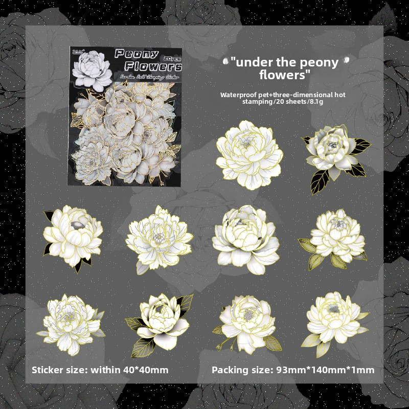 Flower Fragrance Garden Stickers Set