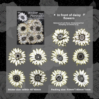 Flower Fragrance Garden Stickers Set