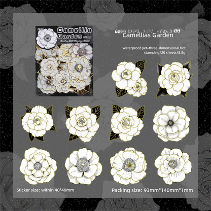 Flower Fragrance Garden Stickers Set