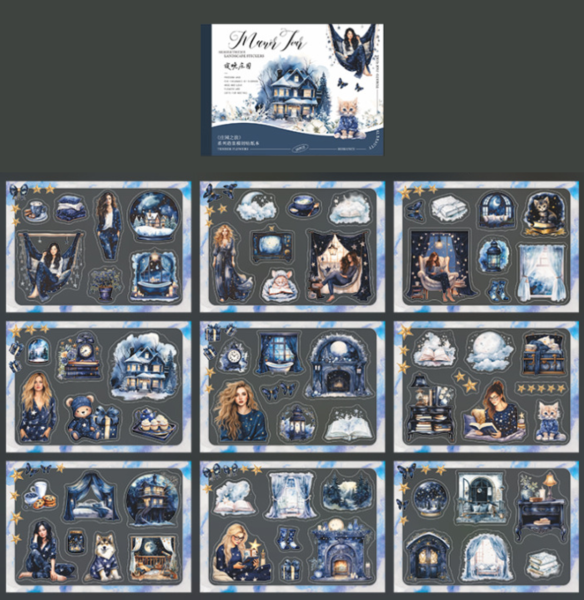 Manor Tour Character Sticker Book
