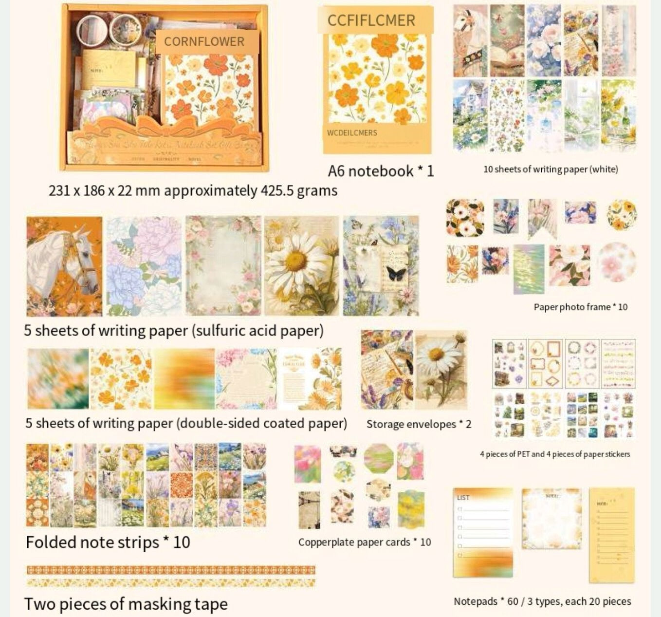 Flower Sea Journal Set Box