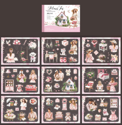 Manor Tour Character Sticker Book
