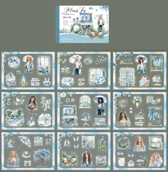 Manor Tour Character Sticker Book